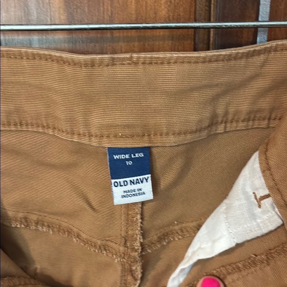 Old Navy Tan Wide Leg Jumpsuit - Picture 3 of 3